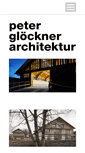 Mobile Screenshot of gloeckner-architektur.de